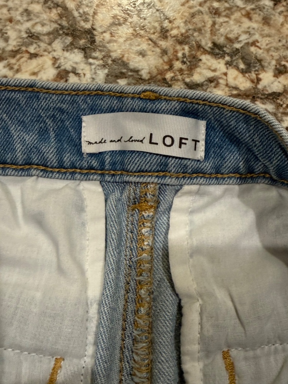 Loft The Palmer Wide Leg Crop Denim Size 6 Blue Jeans Light Wash Women’s - Picture 8 of 11
